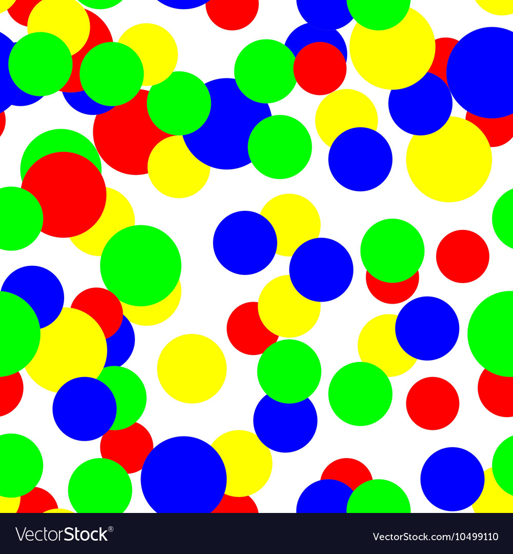 Colorful circles pattern seamless background