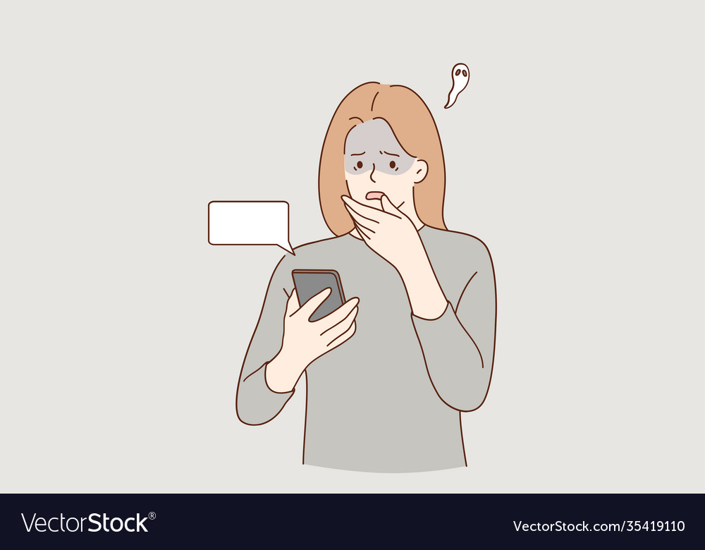 Frustration broken phone problems in Royalty Free Vector