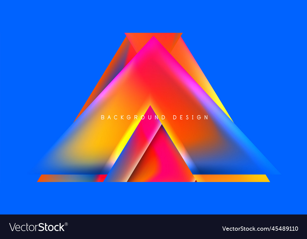 Futuristic triangle abstract background Vector Image Futuristic triangle abstract background
