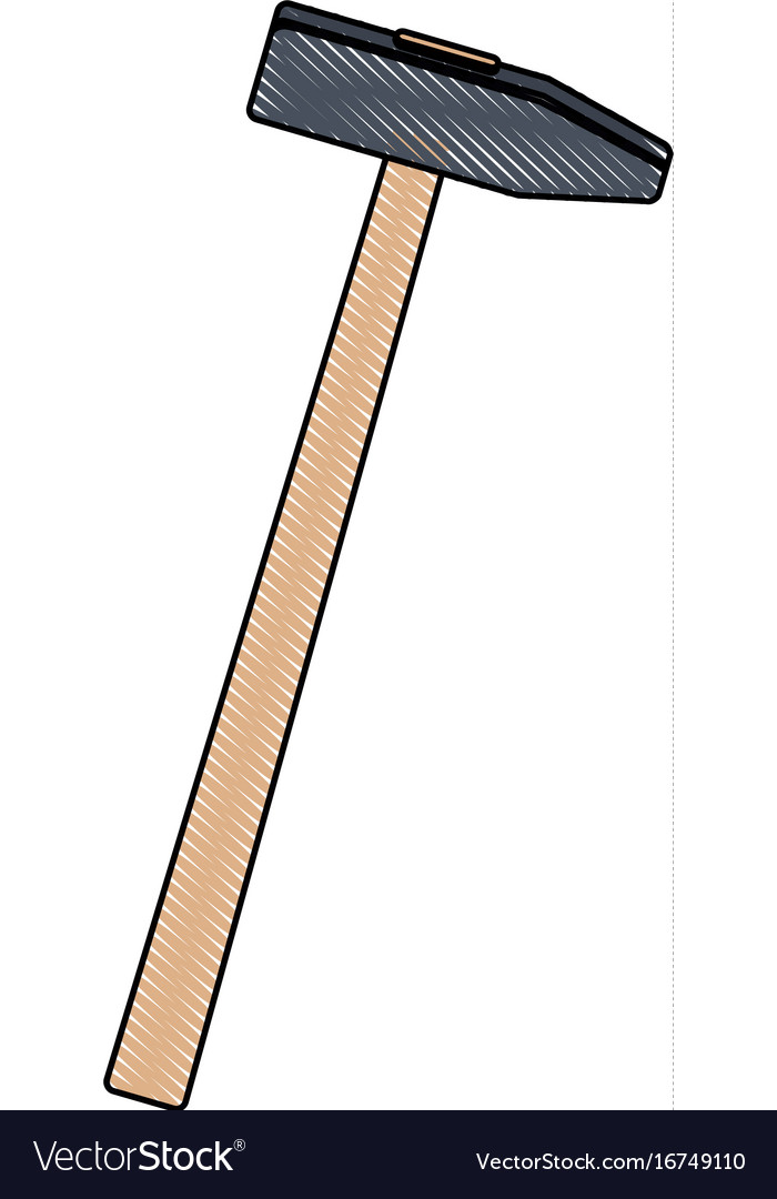 Hammer construction build object icon
