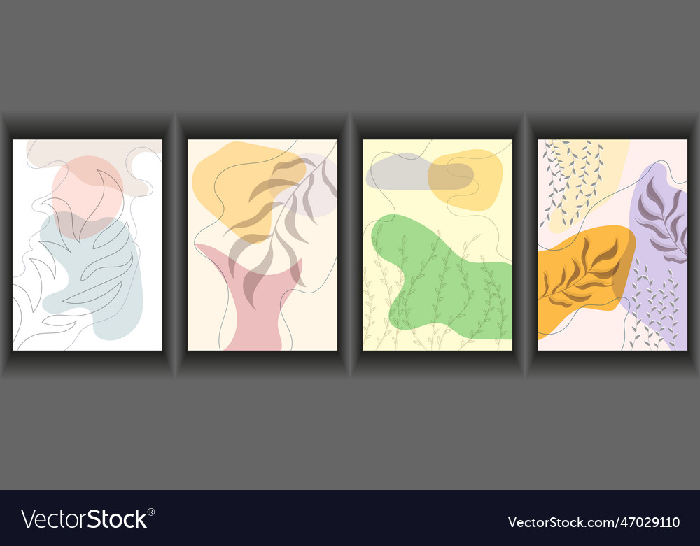 Handmade background layout with arbitrary shapes vector image Handmade background layout with arbitrary shapes