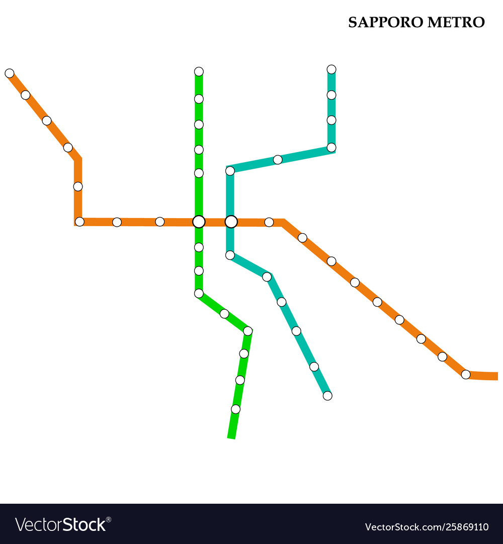 Map metro subway Royalty Free Vector Image - VectorStock