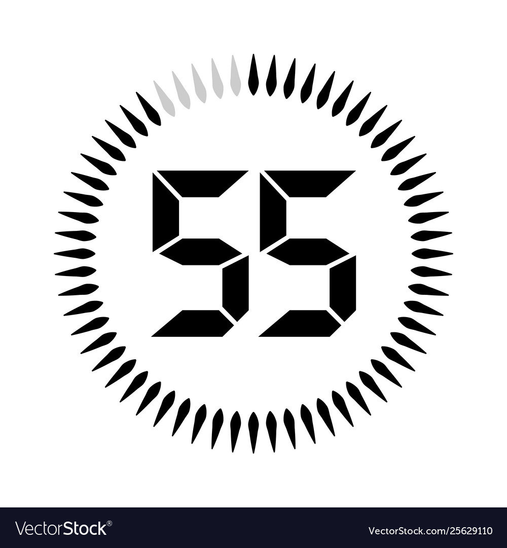 Minutes or seconds timer