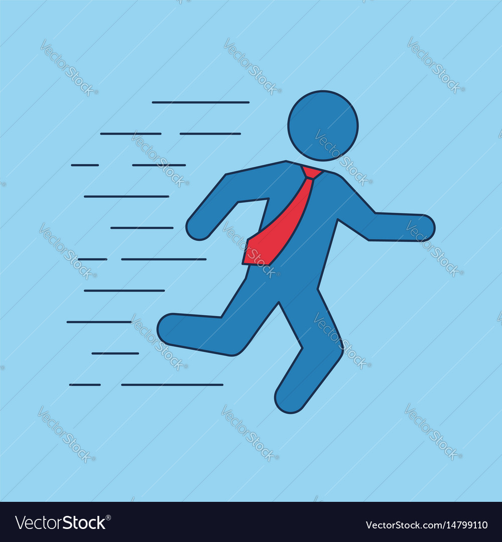 Stick man running Stock Vector Images - Alamy