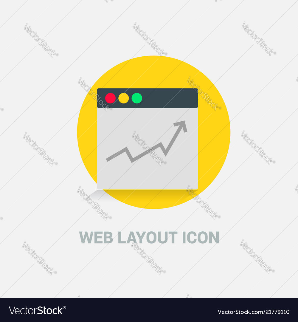 Web layout icon design