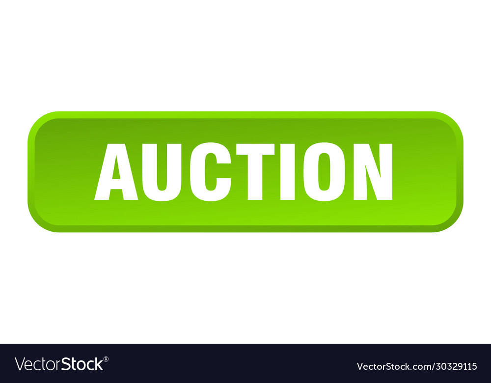Auction button square 3d push