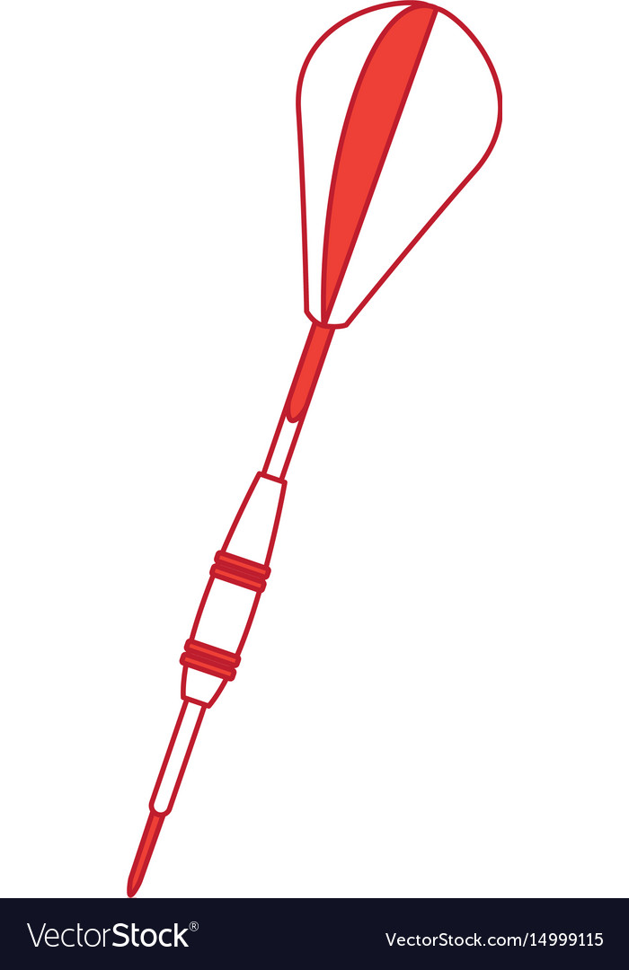 Dart arrow isolated icon