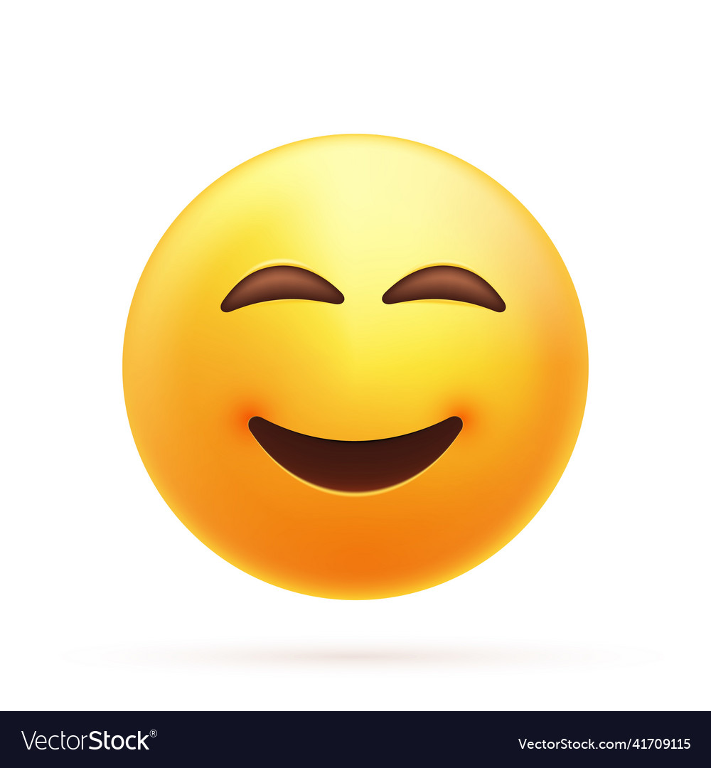 Happy smiling icon Vector Image Happy smiling icon