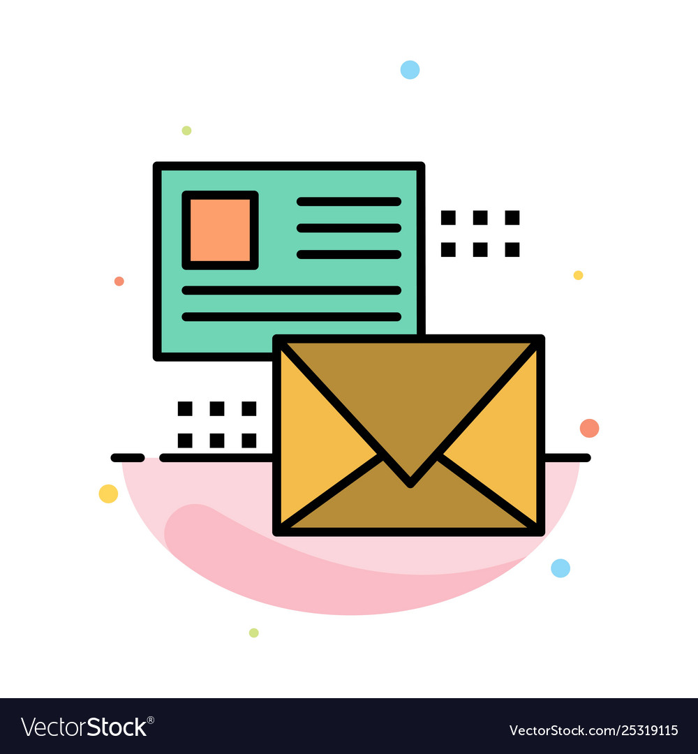 Mailing conversation emails list mail abstract Vector Image Mailing conversation emails list mail abstract