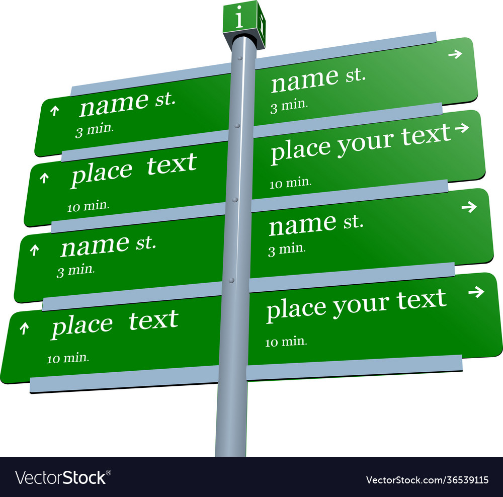 Pointer in different directions
