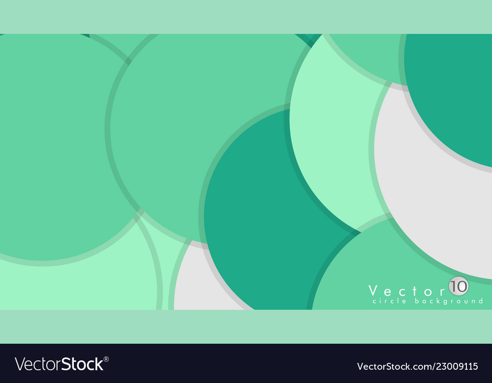 Simple and colorful circles background design