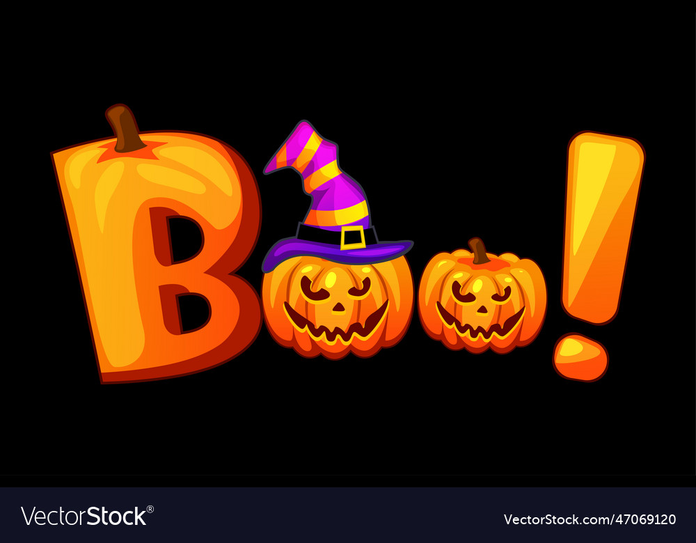 Boo halloween Banner Hintergrund