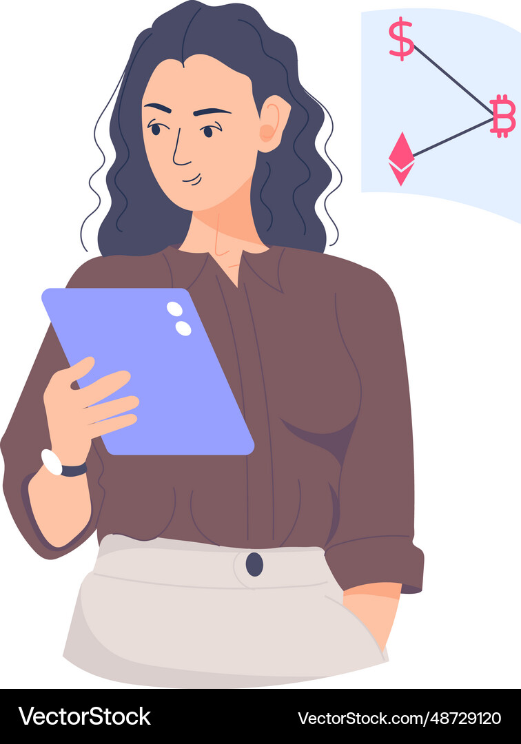 Financial network Royalty Free Vector Image - VectorStock