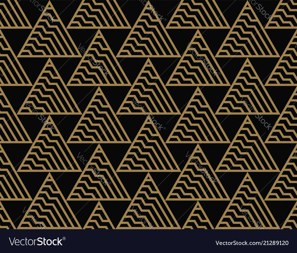 Geometric Triangle Pattern