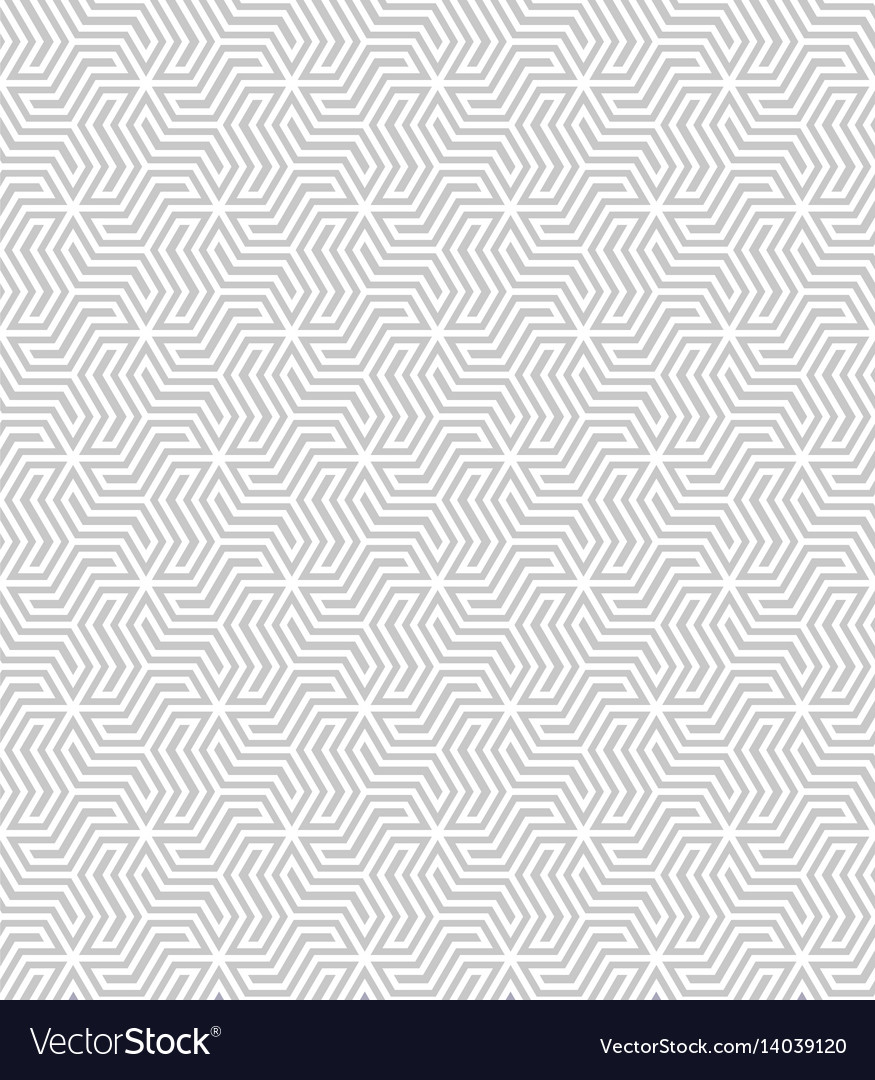Modern Geometric Hexagon Pattern