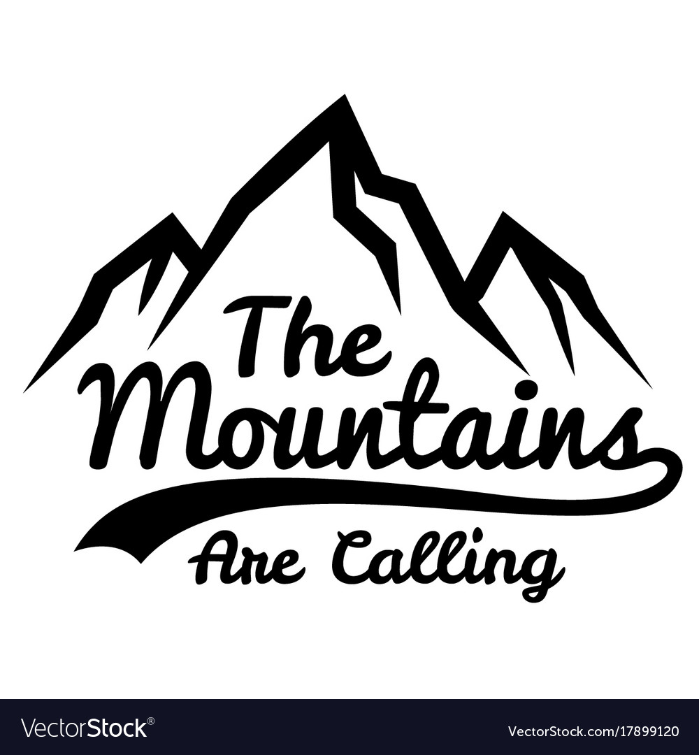 Monochrome pattern mountain tops from Royalty Free Vector