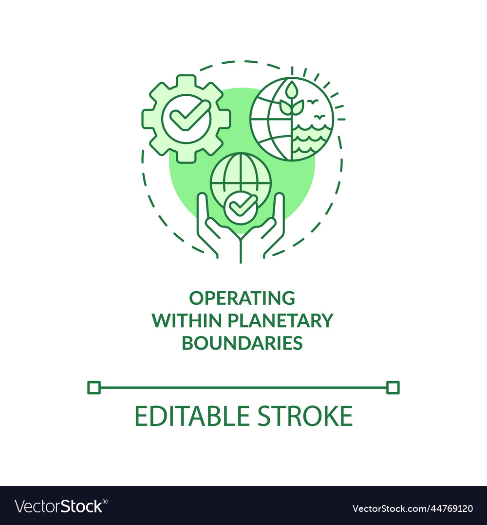 Operating within planetary boundaries green