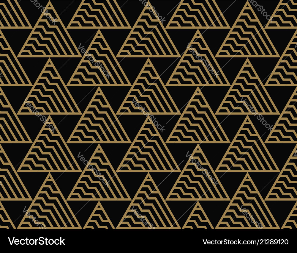 Seamless geometric pattern triangle geometric Vector Image