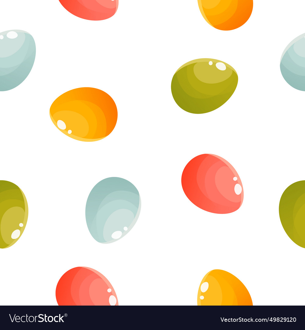 Seamless pattern for easter and spring from multi