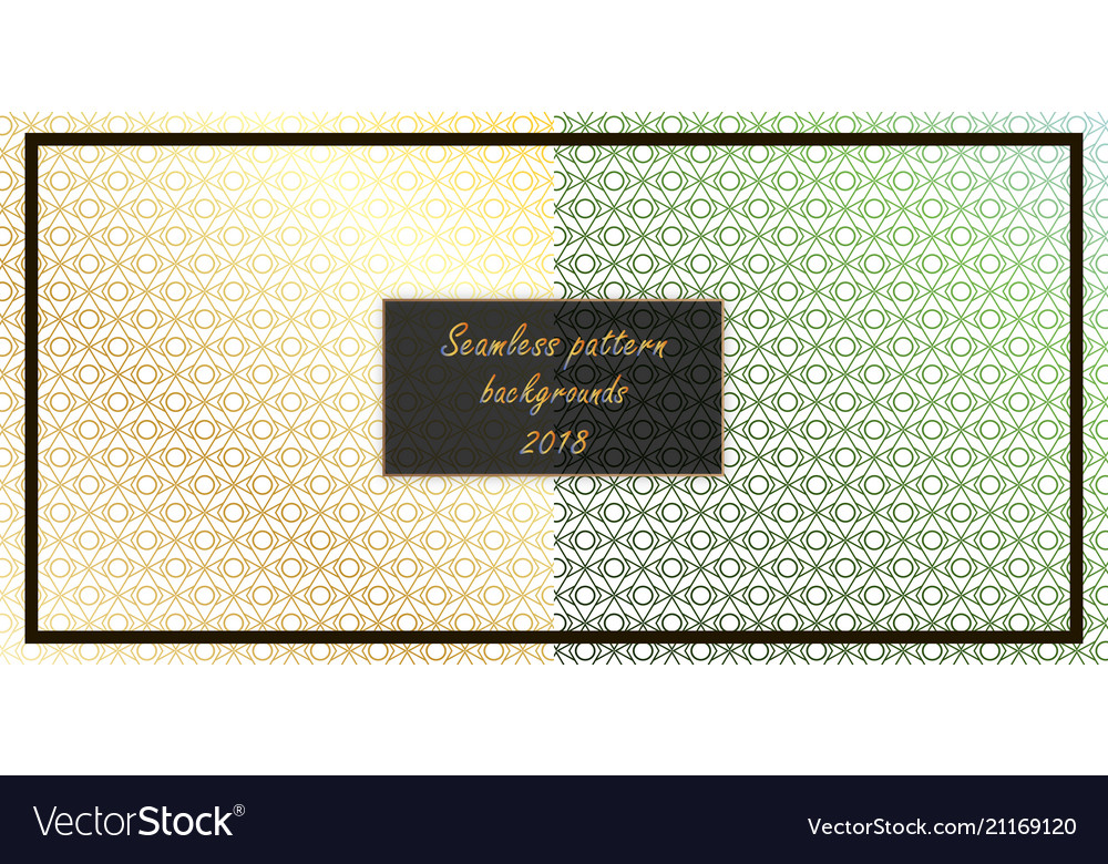 Set of seamless patterns repeating geometric Vector Image Set of seamless patterns repeating geometric