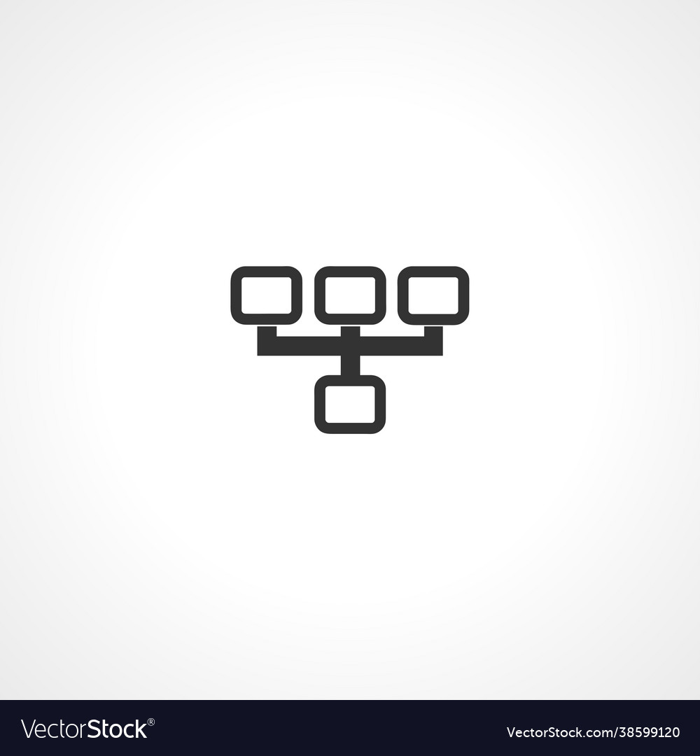 Structure icon isolated simple vector image Structure icon isolated simple