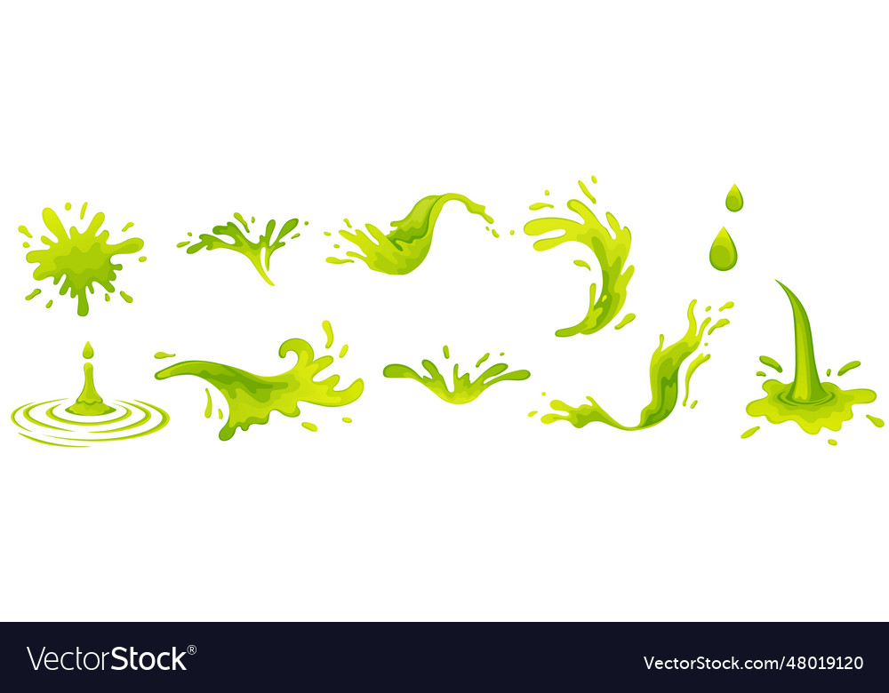 Water And Juice Splash Liquide Fresh Juice Vector Image