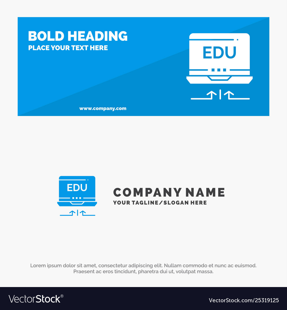 Laptop hardware arrow education solid icon vector image Laptop hardware arrow education solid icon