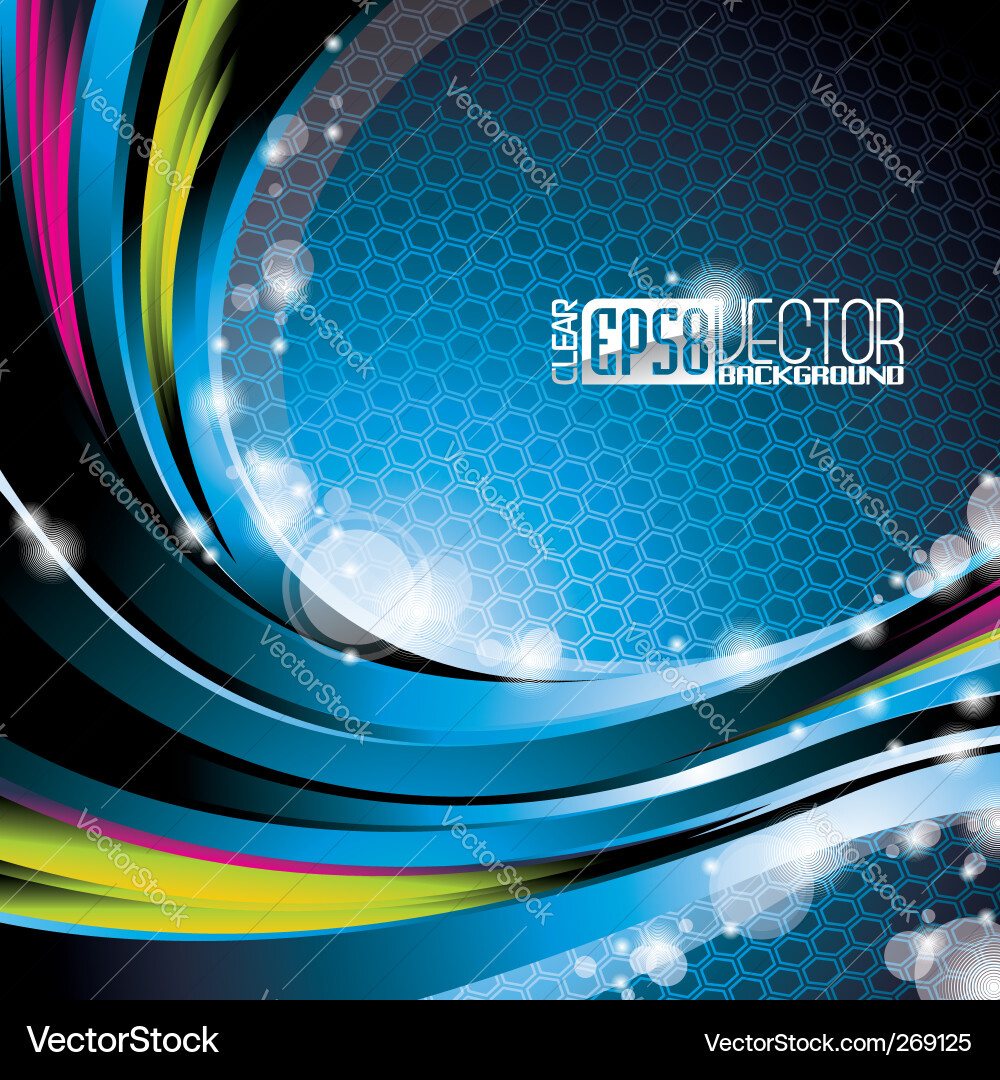 Wave background Royalty Free Vector Image - VectorStock