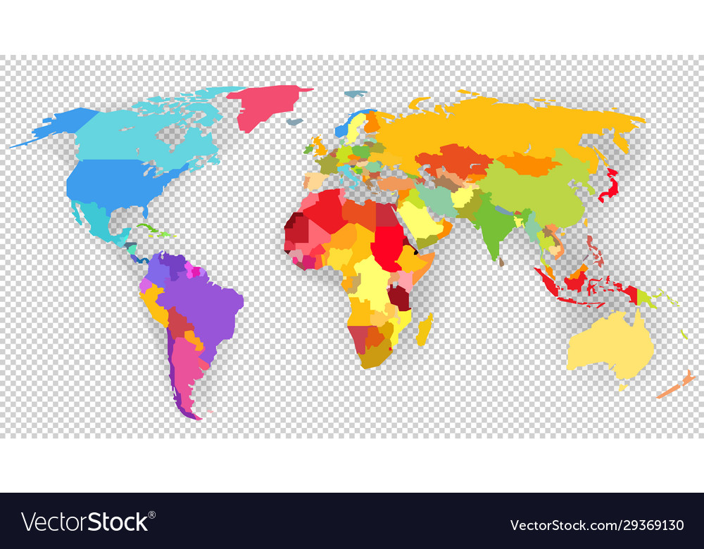 colorful world map background