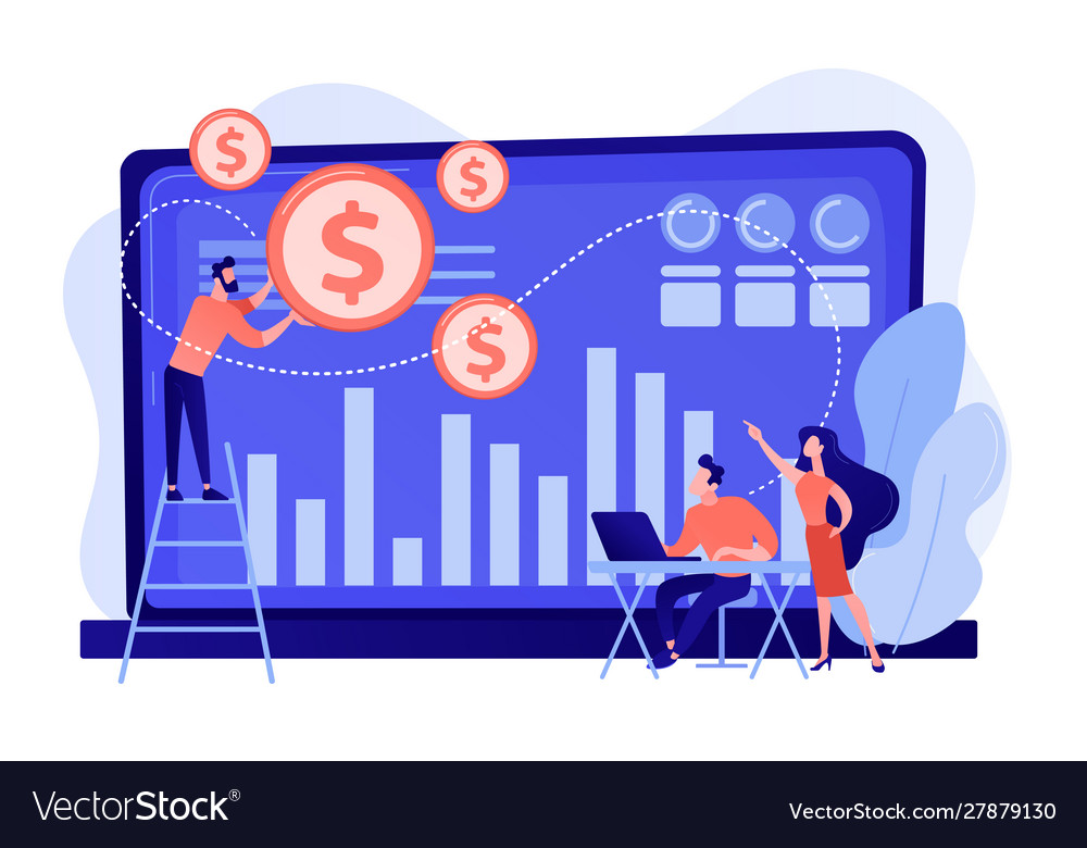 Data monetization concept Royalty Free Vector Image