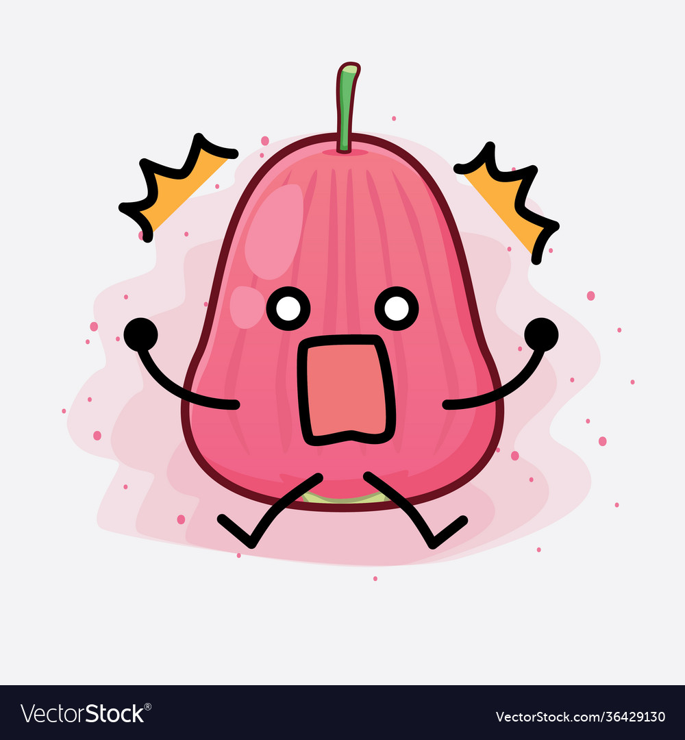 Java apple fruit cute character with simple face