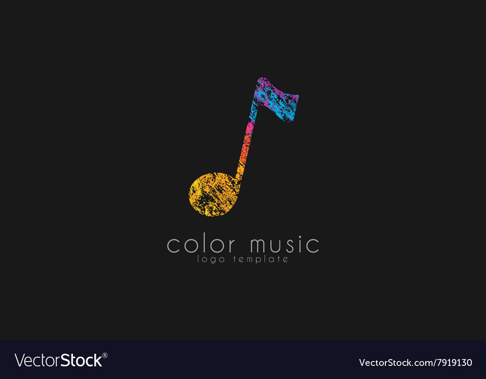 Note logo music creative color