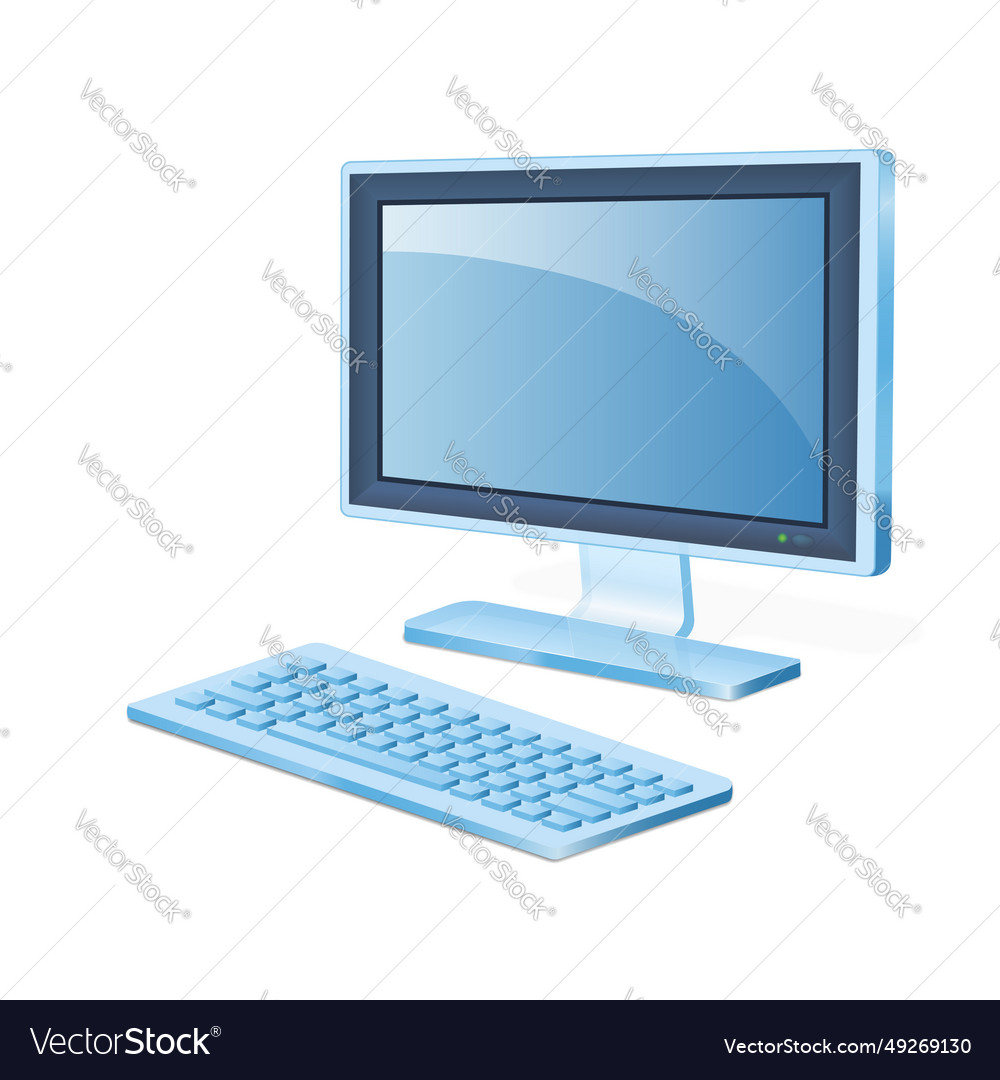 Personal computer or system unit icon vector image Personal computer or system unit icon