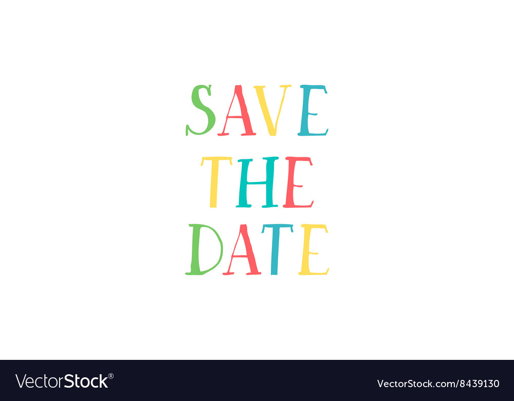 Save the date card