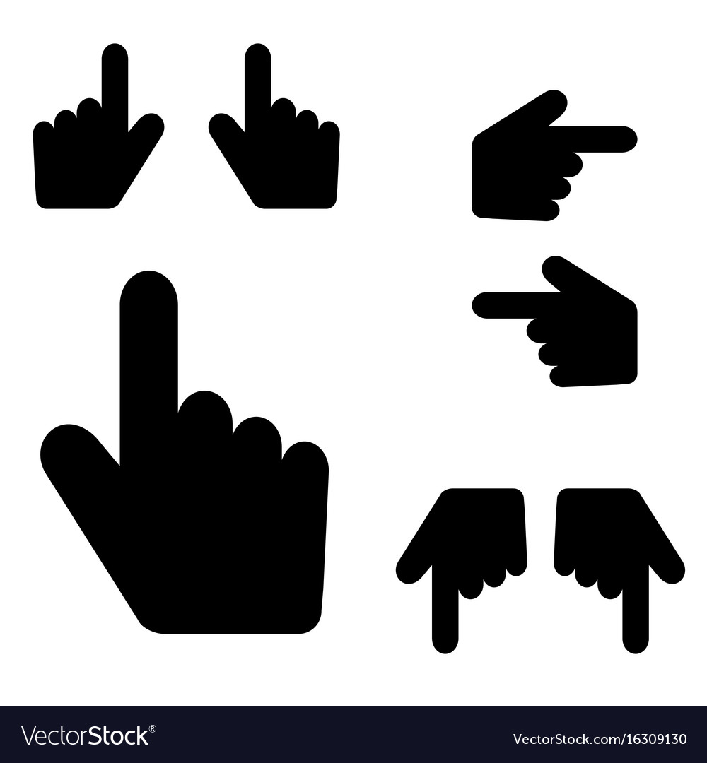 Touch Interaction Icons - Hand Collection