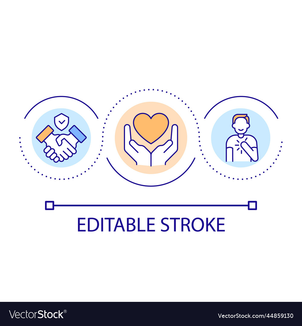 Trust Loop Concept Icon