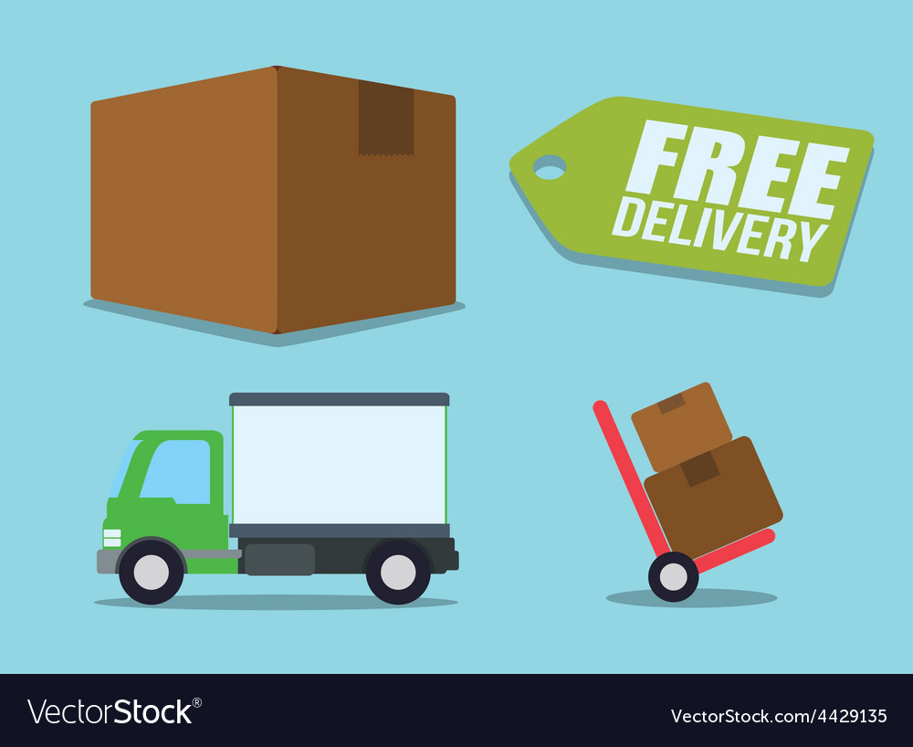 Delivery design Royalty Free Vector Image - VectorStock