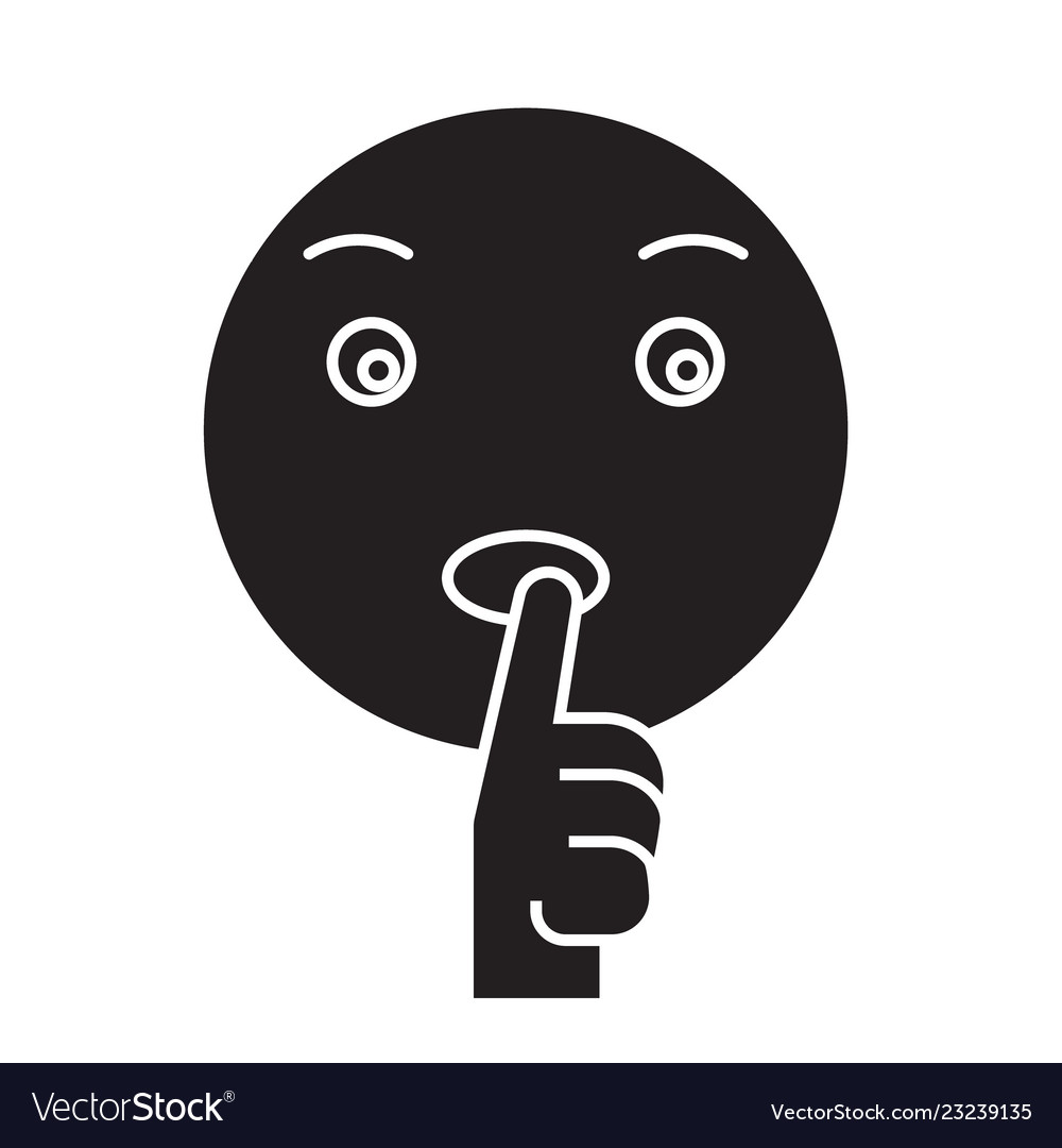 Dreaming emoji black concept icon dreamin Vector Image