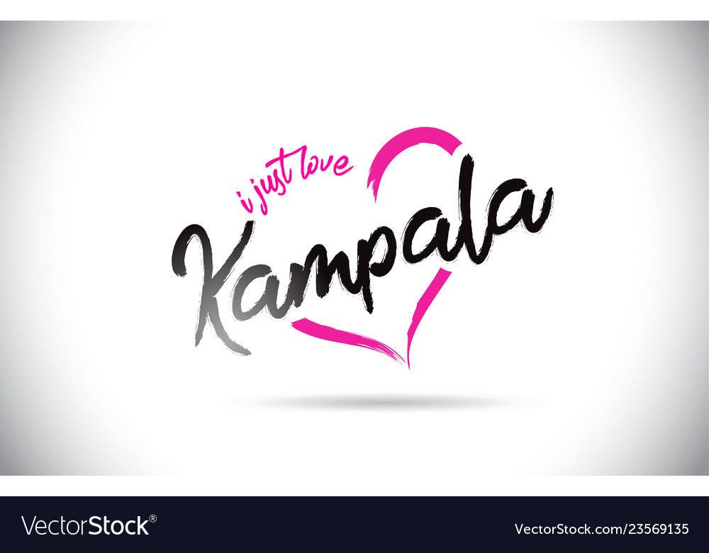 Kampala Love Word Art