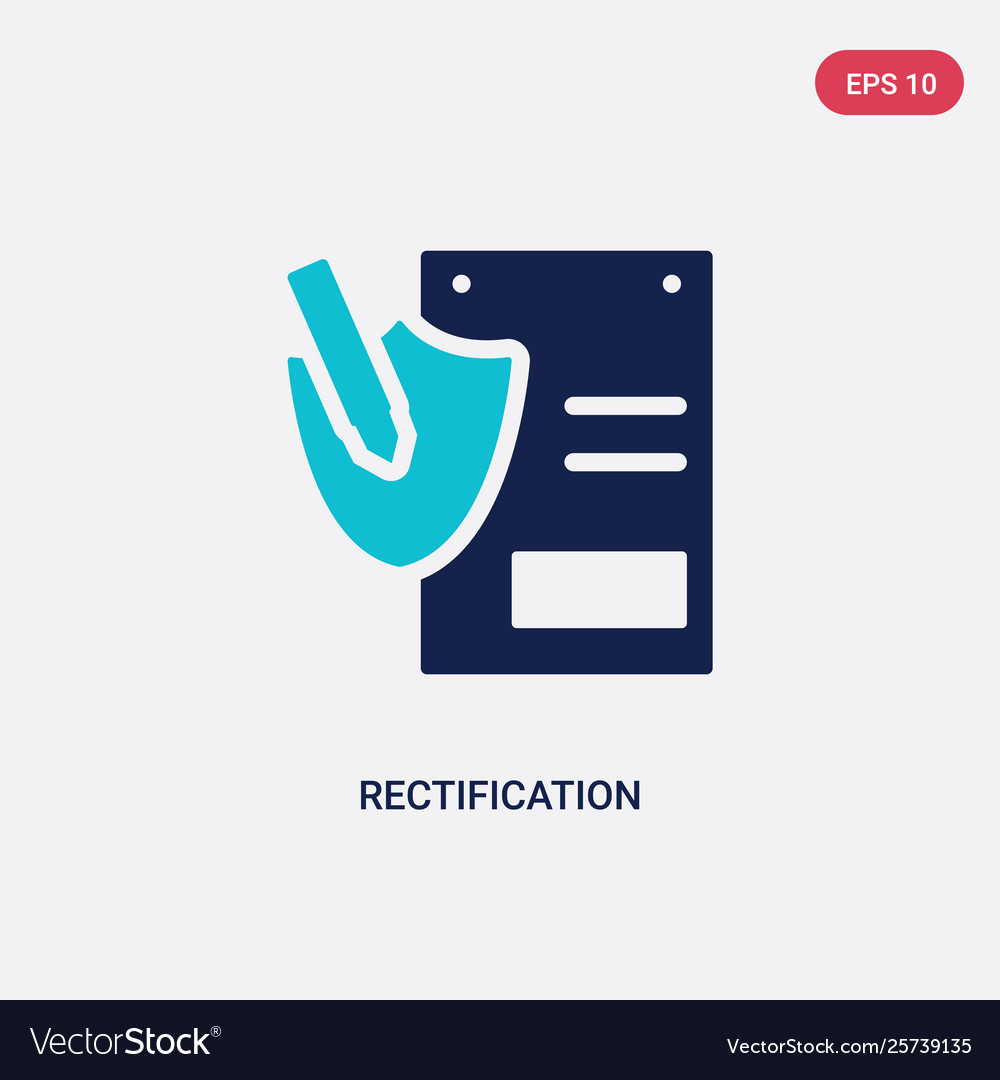 Rectification Data Correction Icon