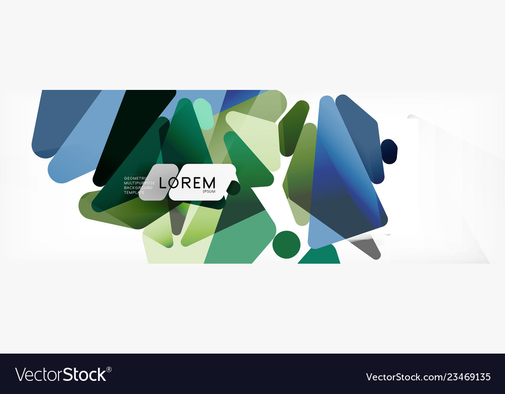 Science background abstract triangle pattern vector image Science background abstract triangle pattern