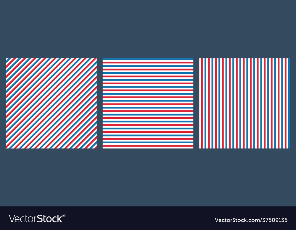 Set abstract lines seamless pattern
