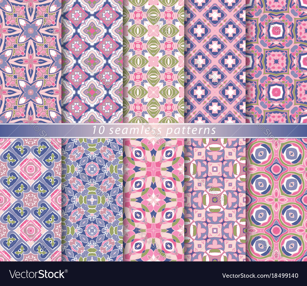 Abstract Seamless Pattern Set