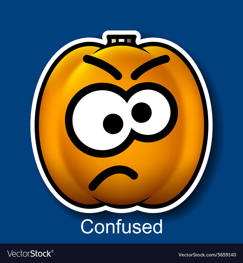 Confused Royalty Free Vector Image - VectorStock