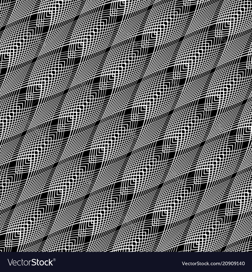 Design seamless monochrome waving pattern