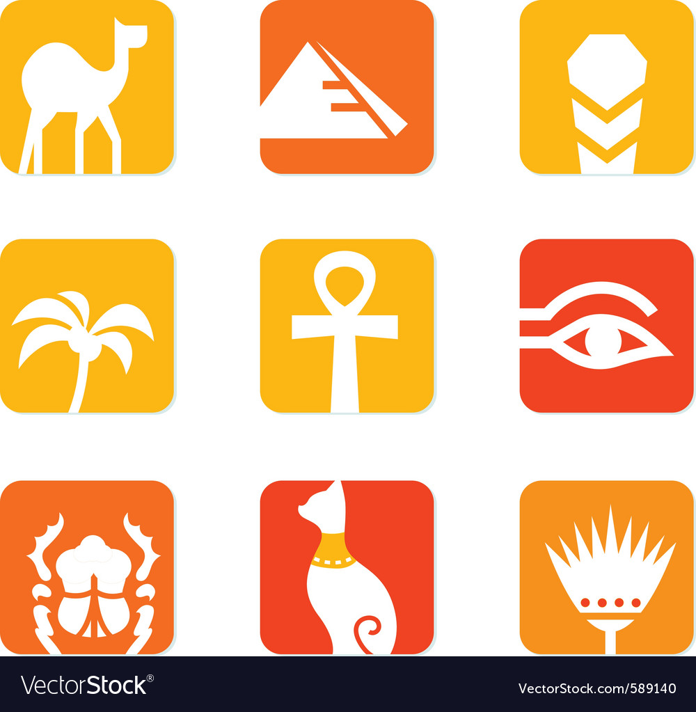 Egypt icons