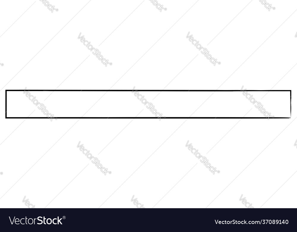 Grungy rectangular frame border plaque outline Vector Image Grungy rectangular frame border plaque outline