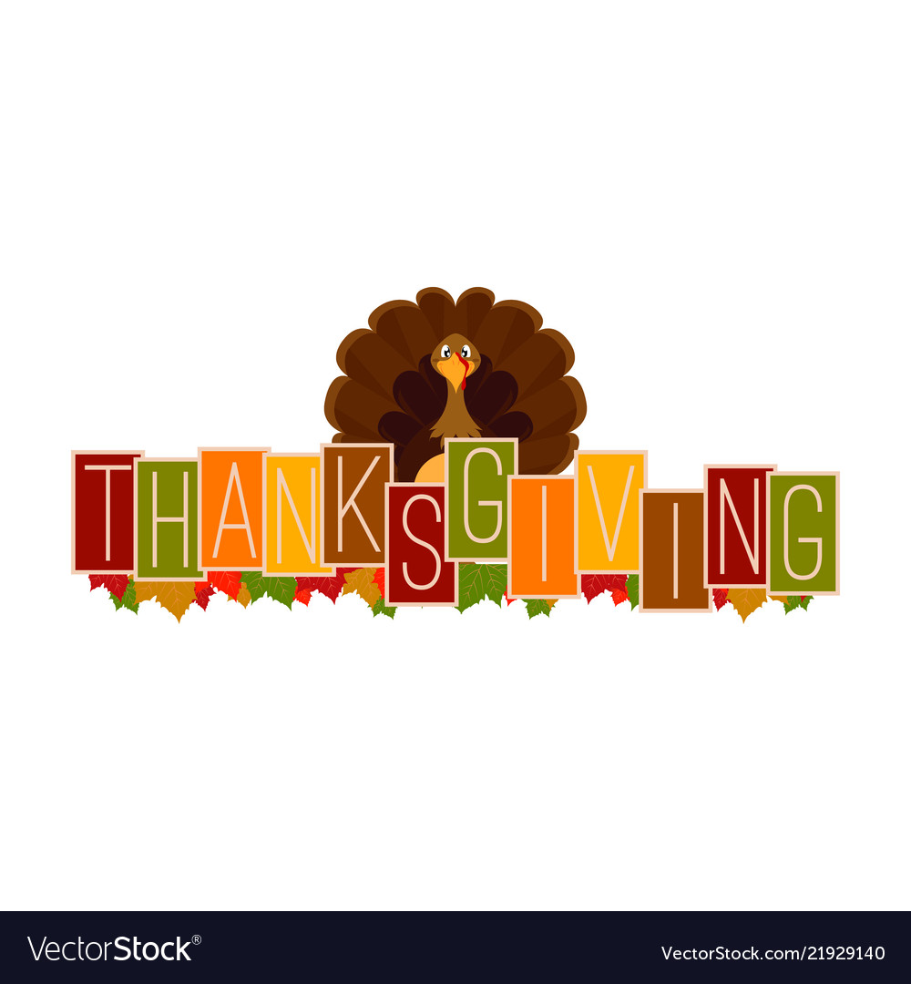 Happy thanksgiving day Royalty Free Vector Image