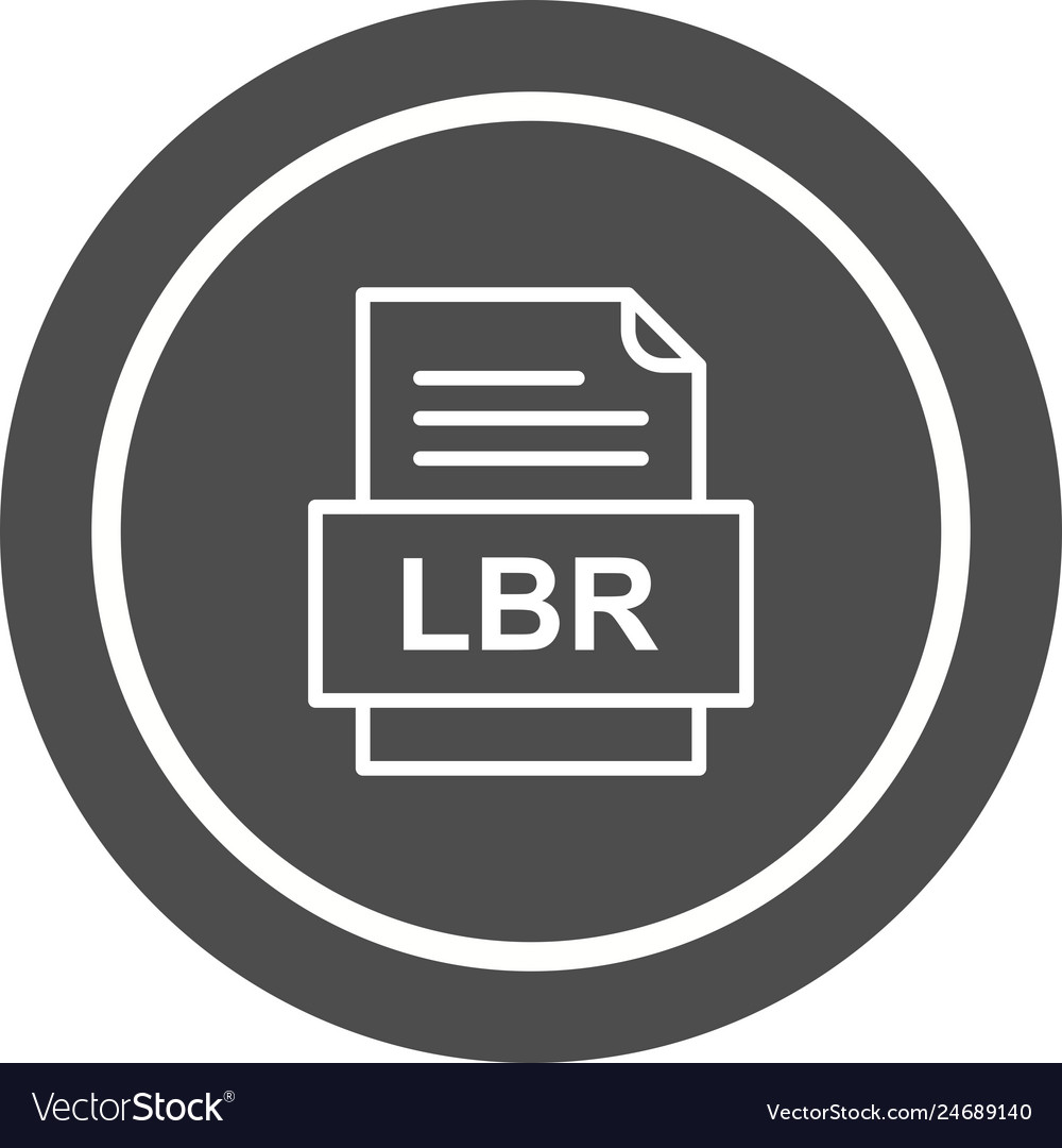 Lbr file document icon
