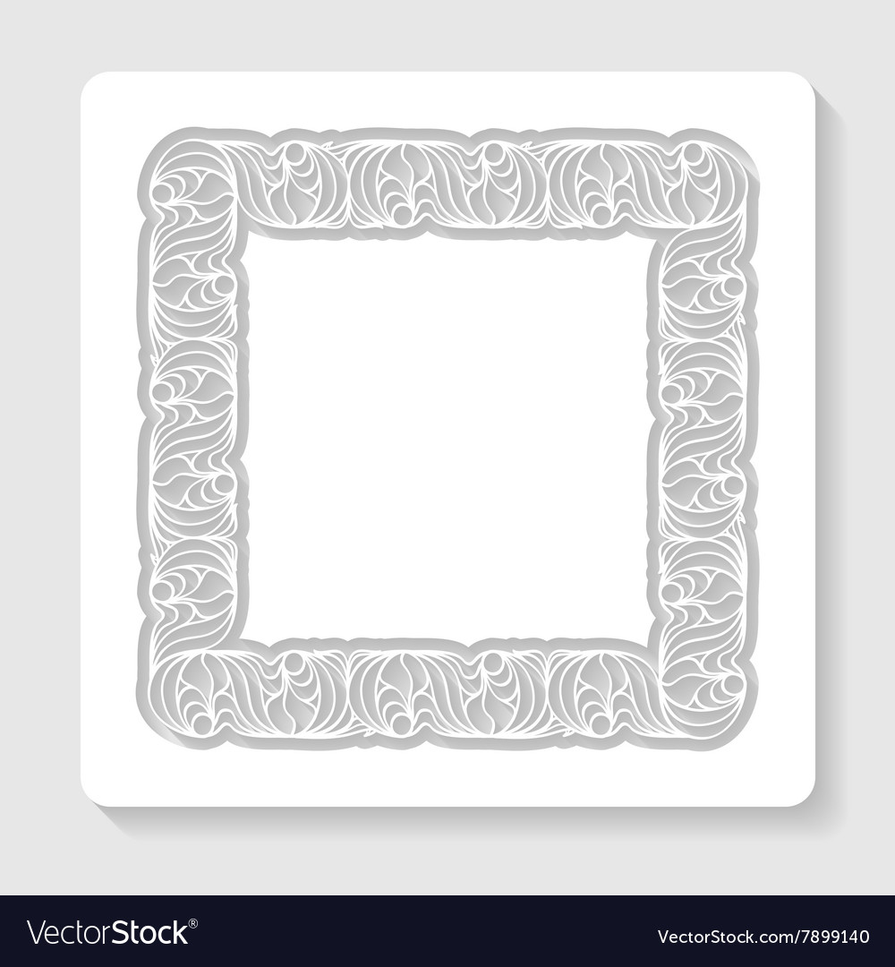 Light background with a decorative frame